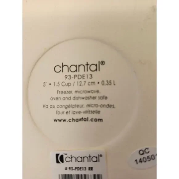 Chantal Individual Easy As Pie-Dish NWT 5" Red Fluted Edge Set Of 2 Stoneware - Picture 5 of 11